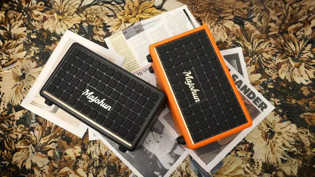 Majohun MJH-D001 wooden Bluetooth speaker with vintage design